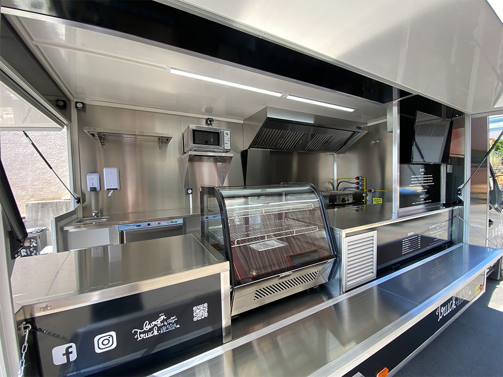 zoom interieur food truck